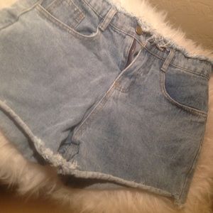Boot cut shorts
